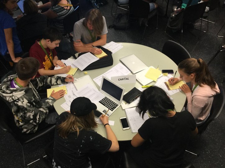 2018 CHS CyberPDX team at camp at Portland State University