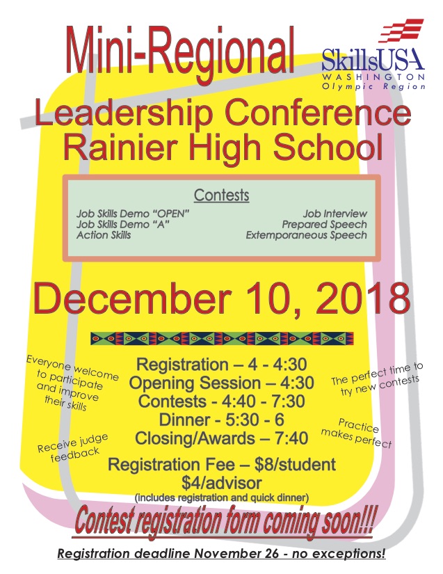 2018 Skills USA Mini Teaser Flyer