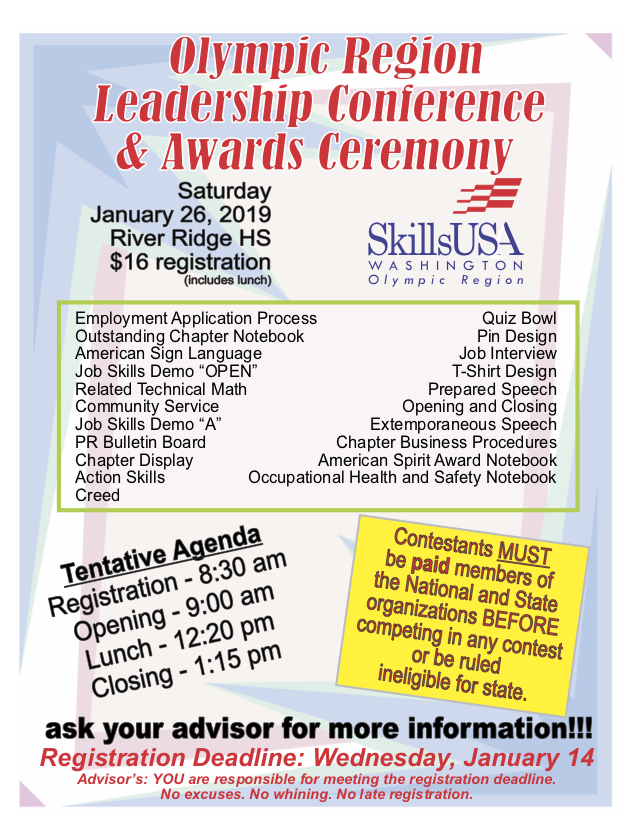 2019 SkillsUSA Regional Teaser Flyer 1